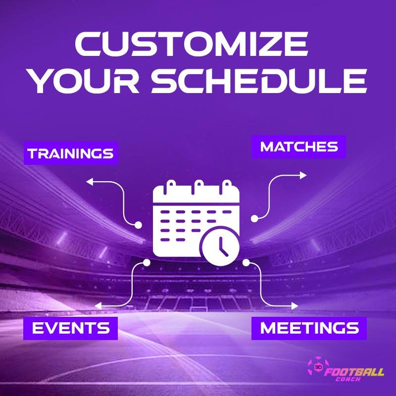 customize your schedule